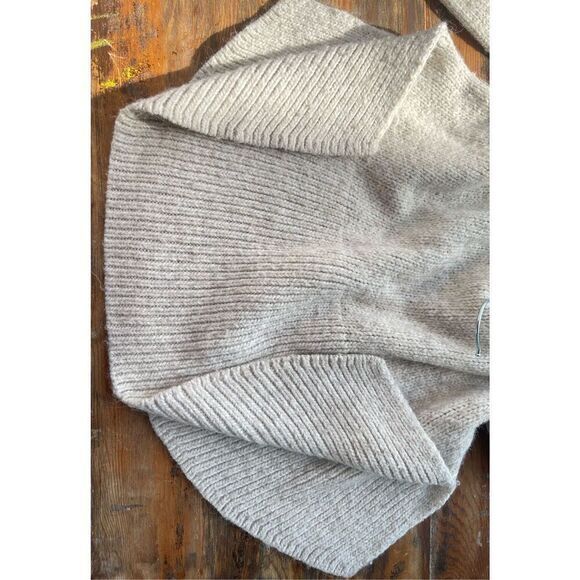 S2 Max Studio Oatmeal‎ Cozy Sweater Size Medium Alpaca Wool Blend - Picture 3 of 7